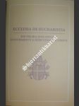 Encyklika " ecclesia de eucharistia - o eucharistii a jejím vztahu k církvi " - jan pavel ii. - náhled