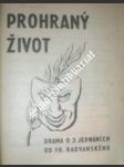 Prohraný život - radvanský františek - náhled