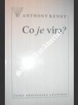 Co je víra ? - KENNY Antony (Anthony ) - náhled