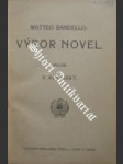 Výbor novel - bandello matteo - náhled