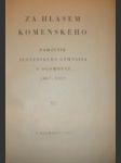 ZA HLASEM KOMENSKÉHO.Památník slovanského gymnasia v Olomouci 1867-1957 - náhled