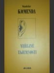 Veřejné tajemnosti - komenda stanislav - náhled