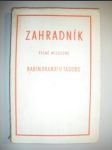 Zahradník písně milostné - tagore rabíndranáth - náhled