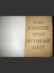 Spisy a vybrané listy - carriérre eugéne - náhled