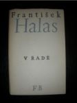 V řadě - HALAS František - náhled