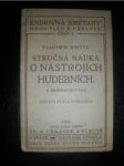 Stručná nauka O hudebních nástrojích - KNITTL Vladimír - náhled