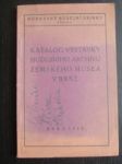 Katalog výstavky hudebního archivu Zemského musea v Brně - náhled
