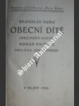 Obecní dítě ( občinsko dijete ) - román kojence - nušić branislav - náhled