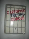 Z letopisů třetího odboje - DVOŘÁKOVÁ Zora - náhled