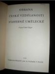 Obrana české vzdělanosti stavebně umělecké - EDGAR Emil - náhled