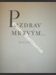 Pozdrav mrtvým - ČERNÝ Václav (proslov) - náhled