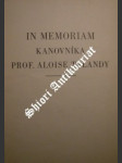 In memoriam prof.Aloise Talandy,sídelního kanovníka v Olomouci - náhled