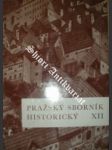 Pražský sborník historický XII - náhled