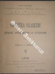 Františka Palackého život, působení a význam - KREJČÍK Adolf L. - náhled