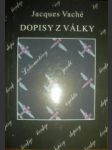 Dopisy z války - vaché jacques - náhled