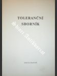 Toleranční sborník - náhled