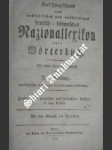 Neues ausführliches und vollständiges deutsch-böhmisches Nazionallexikon oder Wörterbuch - THAM Karl Ignaz - náhled