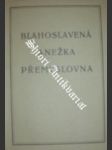 Blahoslavená anežka přemyslovna - náhled