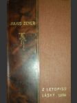 Z letopisů lásky - řada iii. a iv. - zeyer julius - náhled