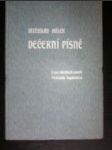 Večerní písně ( 1905 ) - HÁLEK Vítězslav - náhled