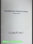 Filosofická předvýchova - böhm františek - náhled