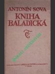 Kniha baladická - sova antonín - náhled