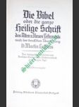 Die Bibel oder die ganze Heilige Schrift des Alten und Neuen Testaments - náhled