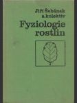 Fyziologie rostlin - náhled