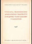 Výstava moderního anglického malířství v majetku Tate Gallery v Londýně - náhled