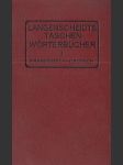 Taschenwörterbuch der französischen und deutschen Sprache (Erster Teil) - náhled