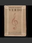 Verdi (Román opery), obálka Josef Čapek - náhled