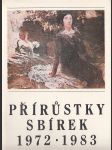 Přírůstky sbírek 1972-1983 - náhled