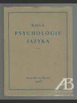 Nová psychologie jazyka - náhled