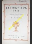 Lyrický rok 1913 - různí - náhled