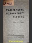 Vlastenecké vzpomínky slezské - vyhlídal jan - náhled