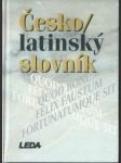 Česko-latinský slovník  - náhled