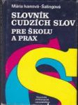 Slovník cudzích slov pre školu a prax - náhled