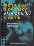 Nemecko - slovenský  ekonomický slovník  - náhled