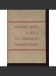 Vysoké Mýto v boji za národní samostatnost - náhled