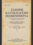 Časopis katolického duchovenstva roč. 73, sešit 7 - náhled