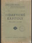 Didaktické kapitoly - úkoly učitele v nové škole - náhled