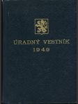 Úradný vestník 1949 i,ii - náhled