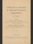 Výklad k zákonu o nemocenském pojištění  - náhled