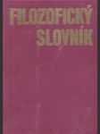 Filozofický slovník - náhled