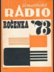 Amatérské radio  Ročenka ´73 - náhled