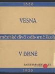 Vesna - Sborník ke 40. výročí městských dívčích odborných škol v Brně - náhled