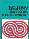 Dejiny dialektiky v 14.-18. storočí - náhled