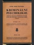 Kriminální psychologie - náhled