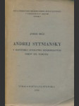 Andrej Sytniansky v slovenskej literatúre sedemdesiatych rokov XIX. storočia - náhled