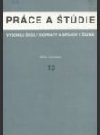 Práce a štúdie vysokej školy dopravy a spojov v Žiline - náhled